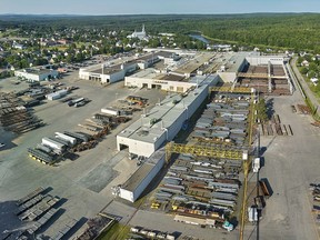 An aerial view of Canam's St-Gédéon-de-Beauce factory, the company's biggest plant. Source: Canam Group