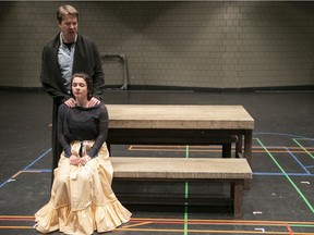 Magali Simard-Galdès and Daniel Okulitch rehearse for the 2012 opera Written on Skin, which Opéra de Montréal general director Patrick Corrigan predicts "will still be performed in the world’s great opera houses 100 years from now.”