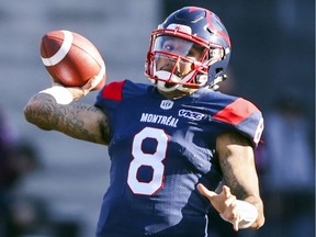 "I had to learn, move around, grow, pay the dues," Als quarterback Vernon Adams Jr. says about his arrival in the CFL from the U.S. "Now I'm getting stability. I can make a good living up here. I'm good. The people are nice. I love it here."