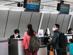 Officials with the Public Health Agency of Canada and the Quebec Health Ministry say there are no current plans to quarantine travellers from China.
