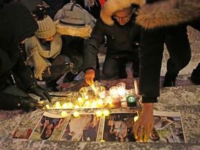 Members of Edmonton's Iranian community held a candlelight vigil outside the Alberta Legislature in Edmonton on Wednesday January 8, 2020 in memory of the victims of the Ukraine International Airlines crash near Tehran, Iran.