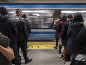 The Société de transport de Montréal said commuters should expect “delays and increased ridership” in both directions.