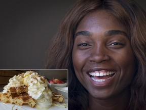 Françoise Abanda always orders the Choco-Nut Waffle because of course — wouldn’t you?