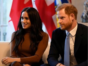 Britain's Prince Harry and his wife Meghan, Duchess of Sussex visit Canada House in London, Britain  January 7, 2020. Daniel Leal-Olivas/Pool via REUTERS/File Photo