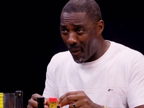 Idris Elba eats a chicken wing, becomes a meme