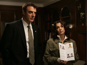 Annabella Sciorra with Chris Noth in Law & Order: Criminal Intent back in 2005.