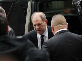 Film producer Harvey Weinstein arrives for the first day of a sexual assault trial in the Manhattan borough of New York City, New York, U.S., January 6, 2020.