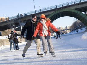 Skating on the Rideau Canal
