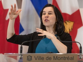 Montreal Mayor Valérie Plante.