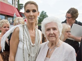 Céline Dion and her mother, Therese Tanguay-Dion are seen at the 4th Annual Fondation Maman held at Terrebonne's Mirage Golf Club on July 21, 2008.