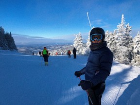 Calum Marsh goes skiing in his 30s.