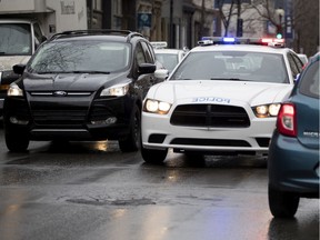 A Montreal police car.