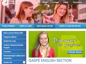 The English-language page for the English Section offered by the CEGEP de la Gaspésie et des Îles.