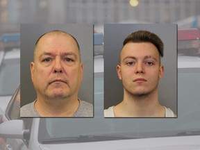 Sylvain Frigault, 55, was arrested with his son, Alexandre Frigault, 19, in connection with burglaries in Longueuil going back to November 2019.