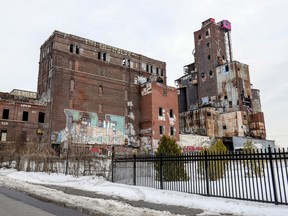The former Canada Malting industrial site in Montreal's St-Henri district Tuesday March 3, 2020.
