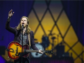 The Lumineers' Wesley Schultz at the Bell Centre in Montreal on Friday, March 6, 2020.