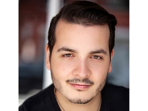 Michael Briganti plays Gilles Prougault, the president of the police brotherhood union, in Rahul Varma's play Counter Offence, presented by the Teesri Duniya Theatre.