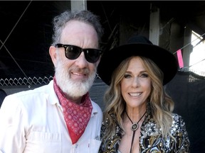Actors Tom Hanks and Rita Wilson have tested positive for Coronavirus while in Australia. INDIO, CALIFORNIA - APRIL 27: Tom Hanks and Rita Wilson attend the 2019 Stagecoach Festival at Empire Polo Field on April 27, 2019 in Indio, California.