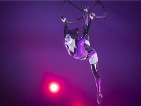 Performer during the premiere of the Cirque du Soleil's Axel at the Bell Centre on Thursday December 19, 2019.