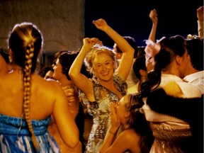 We can use some frothy entertainment right now, and it doesn’t come much frothier than the ABBA extravaganza Mamma Mia!, starring Meryl Streep and available on Netflix.