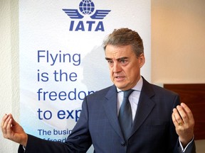 “There is a resizing of the industry following the drop in demand,” IATA director general Alexandre de Juniac says. “Unfortunately, it will probably continue."