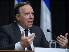 "What we are saying is we can't ease off on the security measures," said Premier François Legault on Saturday. "We must be careful. We do not know when we will reach the 'peak.' Will it be in one month, two months, in six months? There are several possible scenarios."