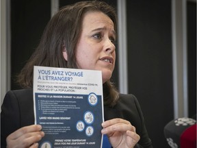 “In the last four or five days, we have observed a certain stability in the number of new cases," Montreal public health director Mylène Drouin said Wednesday.
