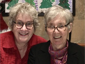 Anne Kettenbeil, left, and Solange Arsenault were life partners for 35 years. Arsenault, 70, died on Saturday after contracting COVID-19. She had battled Parkinson's disease for 15 years.