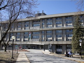 The Centre d'hebergement de Sainte-Dorothee is said be the site of over 100 cases of Covid-19 as the city deals with the coronavirus pandemic in Montreal, on Tuesday, April 7, 2020. (Allen McInnis / MONTREAL GAZETTE) ORG XMIT: 64230