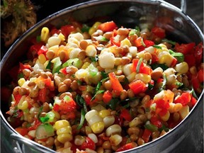Lentil and corn salad with cilantro lime dressing will be the topic of a webinar hosted by Concordia University on Friday, May 1.