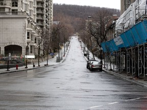 Montreal seemed empty as the COVID-19 pandemic began in 2020.