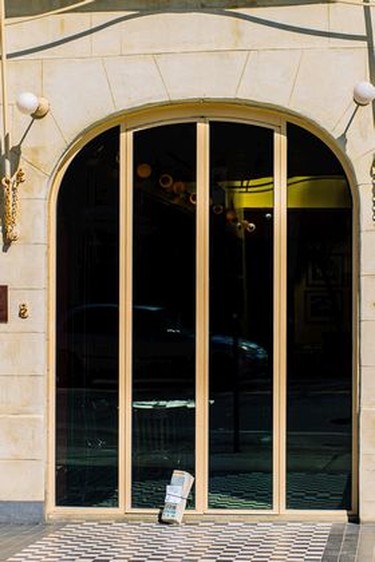 Iconic St-Denis St. bistro L'Express photographed by Fannie-Laurence Dubé-Dupuis. The Montreal photographer has been photographing the fronts and interiors of empty Montreal restaurants and bars.