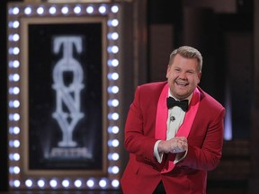 James Corden hosts the 73rd Annual Tony Awards.