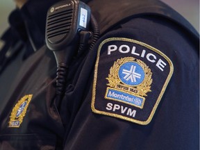 A Montreal police officer.