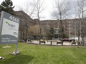 The Institut universitaire de gériatrie de Montréal is seen on Thursday, May 7, 2020.