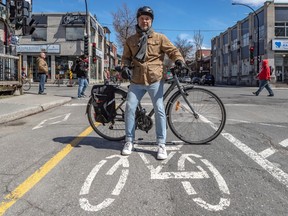 Rosemont-La Petite-Patrie mayor François William Croteau in Montreal on Friday May 8, 2020. Croteau's borough plans to create "corridors sanitaires" on certain streets in the neighbourhood.