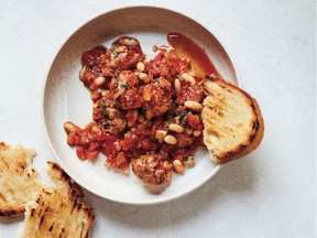 Italian sausage and white bean braise is among the recipes in The Plan Buy Cook Book that are easy to double and freeze.