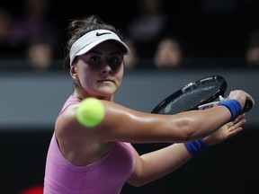 Bianca Andreescu is one of three Canadian women in the main draw of the Australian Open in Melbourne.