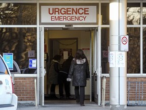 Lakeshore General Hospital emergency room was filled to 103 per cent of its capacity on Wednesday and 13 staff tested positive forthe coronavirus last week.