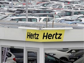 Hertz has filed for U.S. bankruptcy protection as car rentals evaporate during lockdown for the novel coronavirus pandemic in 2020.