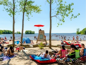 The beach that is part of Cap St-Jacques is seen in a file photo. It's not clear what options will exist this summer for people trying to escape the heat, Lise Ravary writes.