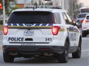 A Gatineau police vehicle.