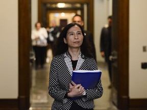 Dr. Theresa Tam, Canada's Chief Public Health Officer, arrives at a press conference on Parliament Hill during the COVID-19 pandemic in Ottawa on Monday, May 4, 2020.