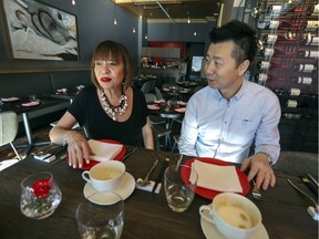 Owners Eva Lau and Joe Zhou are seen Jan. 20, 2020, in their new 31° Latitude restaurant in Montreal. Lau is eager to get back to work, she says.