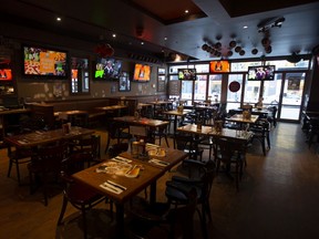 Quebec will reimburse 80 per cent of the rent, taxes and electricity for bars and restaurants that must close in red zones.