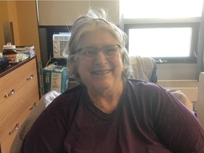 Maimonides Geriatric Centre resident Beverly Spanier is upset by the way in which her belongings were packed willy-nilly last week and placed in storage when she was told she would be moved to another room.