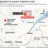 MAP: Quebec forest fire