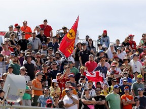 Fans pack the stands at Circuit Gilles Villeneuve watch qualifying at the Canadian Grand Prix on June 8, 2019.
