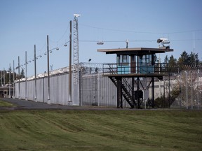 The Matsqui Institution, a medium-security federal men's prison, is seen in Abbotsford, B.C., on Thursday October 26, 2017.