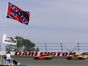 NASCAR, the rootin’-tootin’ car-racing series, has barred the display of the Confederate flag at its events.